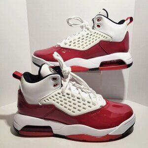 Air Jordan Maxin 200 White Gym Red sz 9 (Factory Defect)